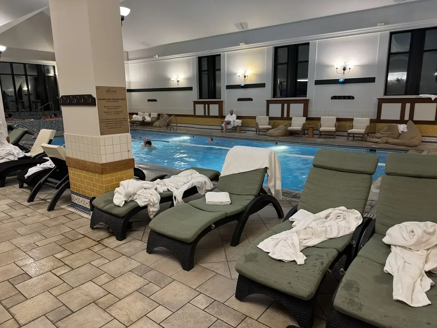 Fairmont Le Manoir Richelieu indoor pool, La Malbaie